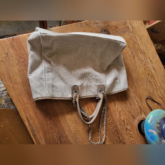 Lily & Bean custom large tote bag Initials KG clean removable shoulder strap - Picture 4 of 11